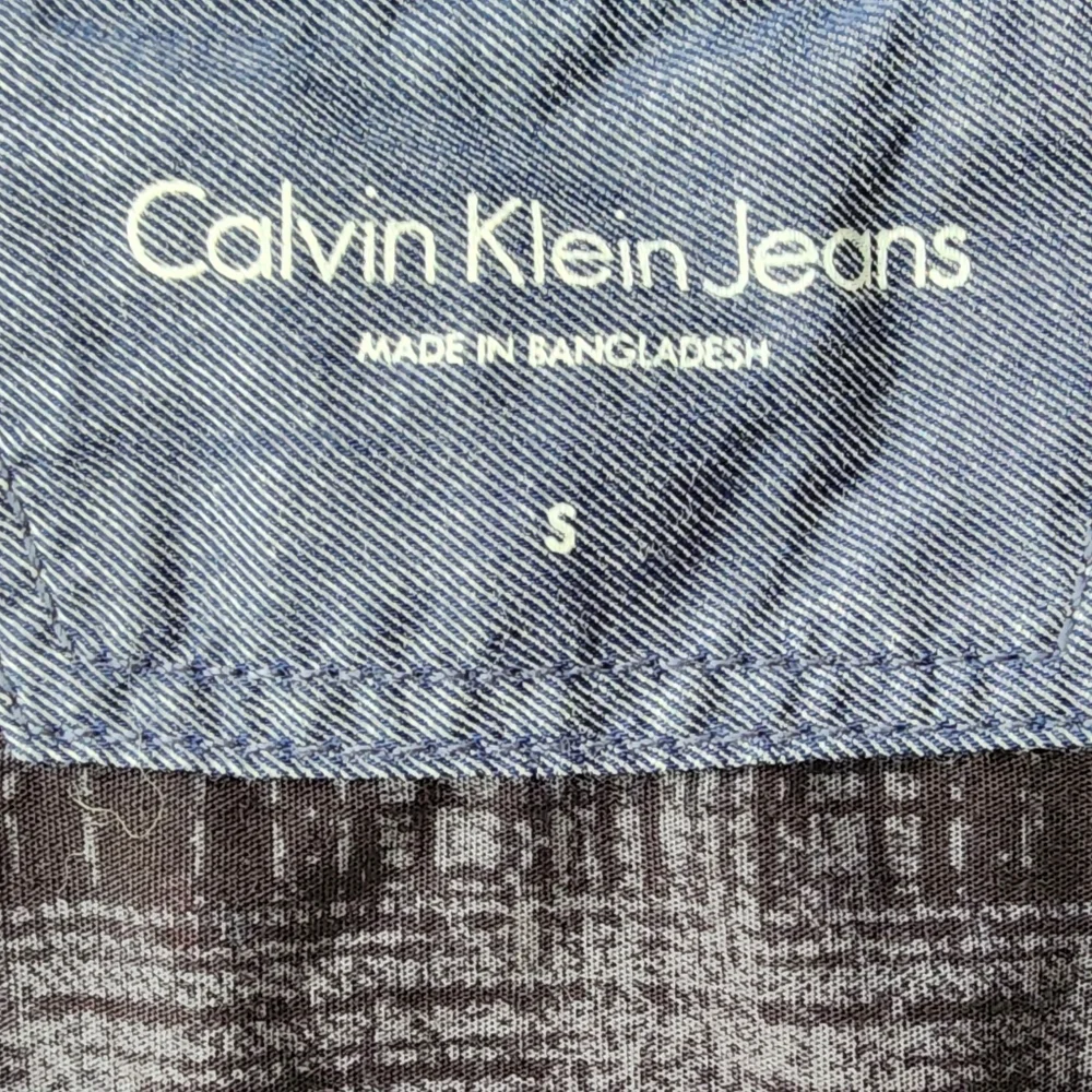 Calvin Klein Juniors Casual Snap Button Down Cotton Shirt Roll-Tab - Picture 4 of 6
